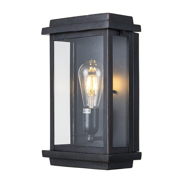 Montrose Small Outdoor Wall Light Antique Bronze IP44 - 1000338