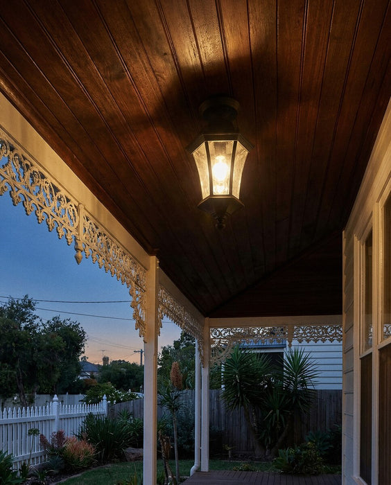 Strand Small Under Eave Light Antique Bronze IP44 - 1000496