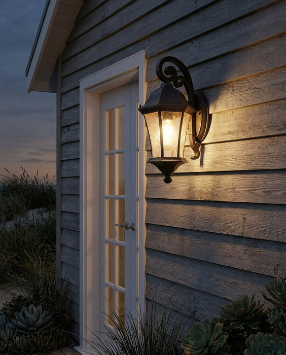 Strand Small Outdoor Wall Light Antique Bronze IP44 - 1000499