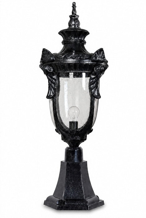 Wellington Large Pillar Mount Antique Black IP44 - 1000576