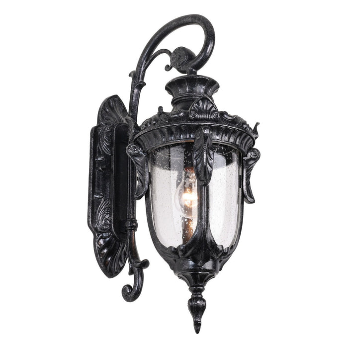 Wellington Medium Outdoor Wall Light Antique Black IP44 - 1000584
