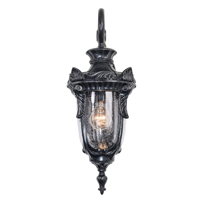Wellington Medium Outdoor Wall Light Antique Black IP44 - 1000584