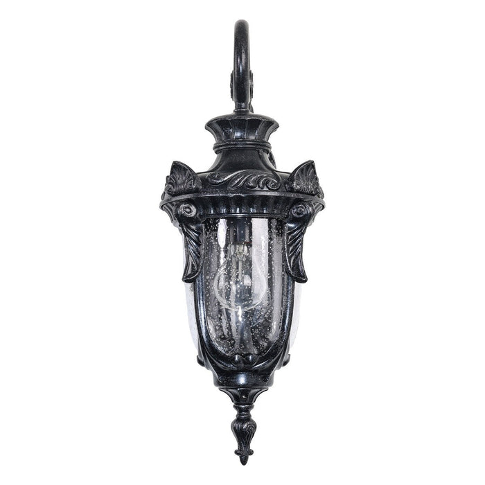 Wellington Medium Outdoor Wall Light Antique Black IP44 - 1000584