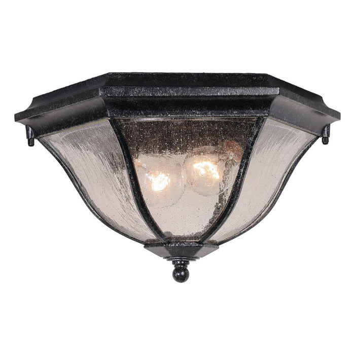 Wickham Under Eave Light Antique Black IP44 - 1000598