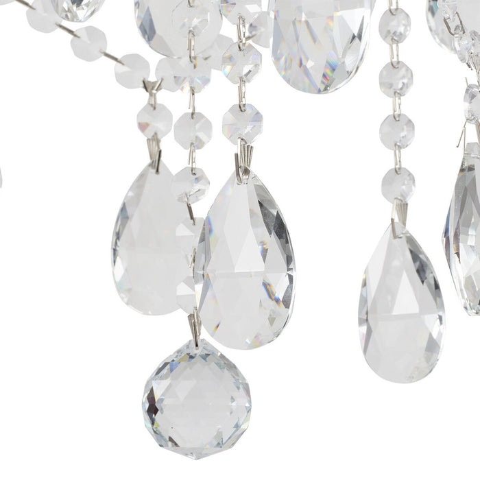 Zurich 3 Light Crystal Chandelier Chrome - 1000606