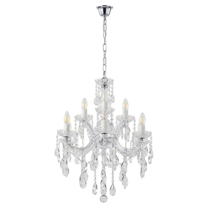 Zurich 9 Light Crystal Chandelier Chrome - 1000608