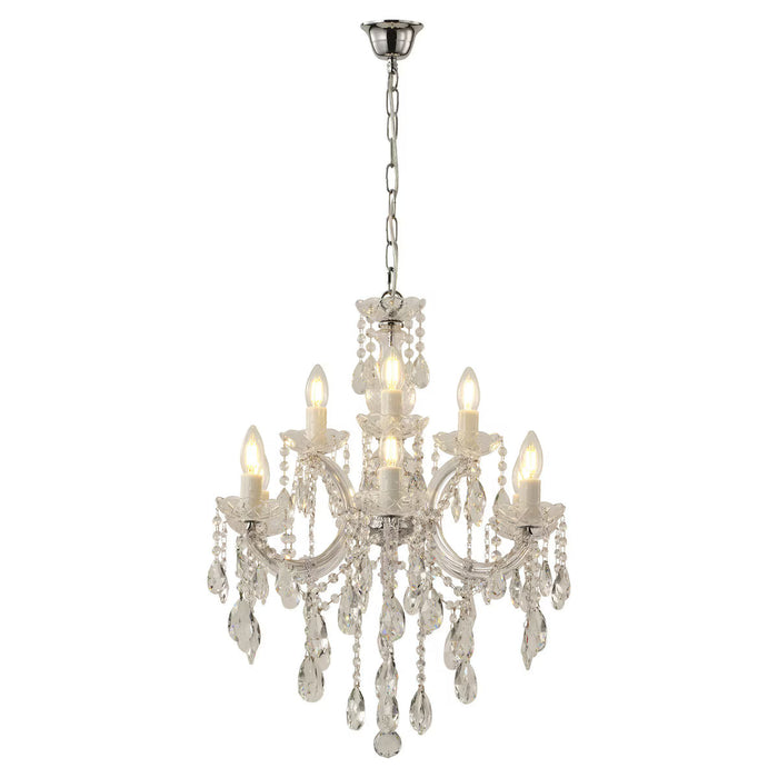 Zurich 9 Light Crystal Chandelier Chrome - 1000608