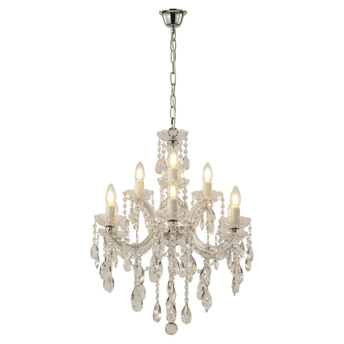 Zurich 9 Light Crystal Chandelier Chrome - 1000608