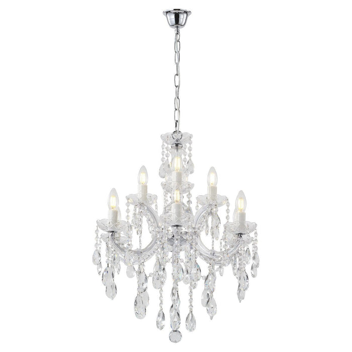 Zurich 9 Light Crystal Chandelier Chrome - 1000608