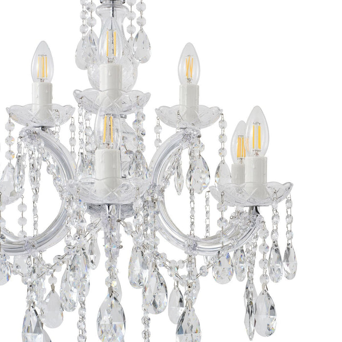 Zurich 9 Light Crystal Chandelier Chrome - 1000608