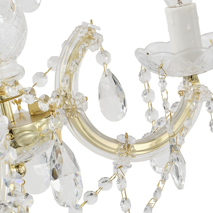 Zurich Chandelier 3 Lights Gold Aluminium - 1000623