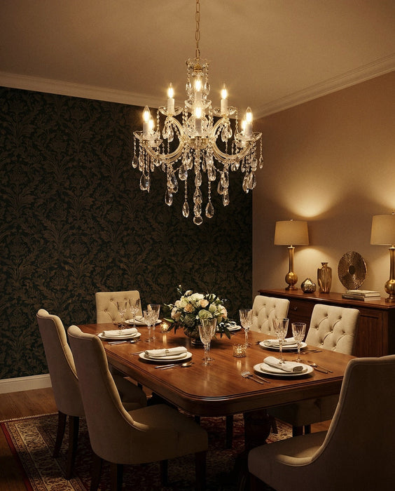 Zurich Chandelier 9 Lights Gold Aluminium - 1000626