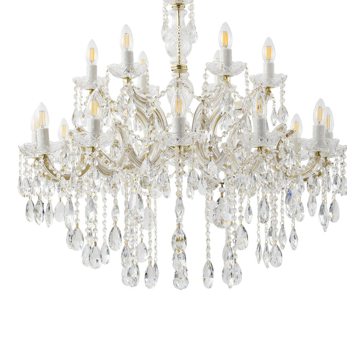 Zurich Chandelier 18 Lights Gold Aluminium - 1000627