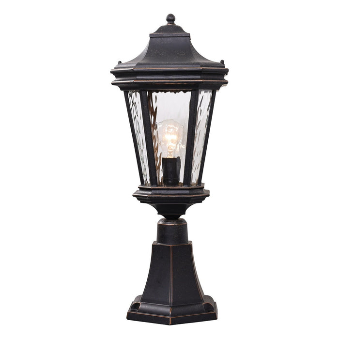 Tilburn Large Pillar Mount Antique Bronze IP44 - 1000815