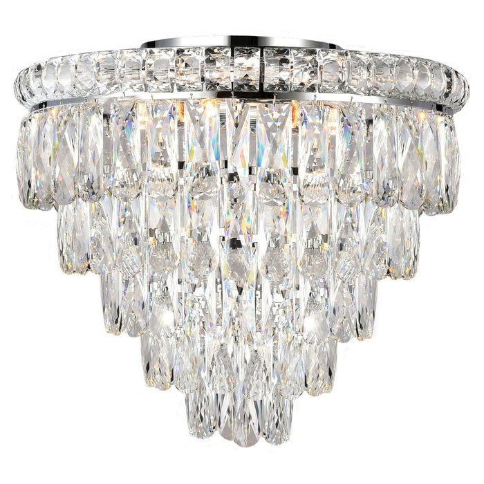 Emporia 5 Light Crystal Flush Mount Chrome - 1001178