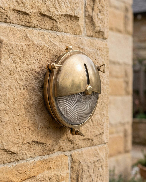 Marina Outdoor Wall Light Solid Brass IP56 - 1001203