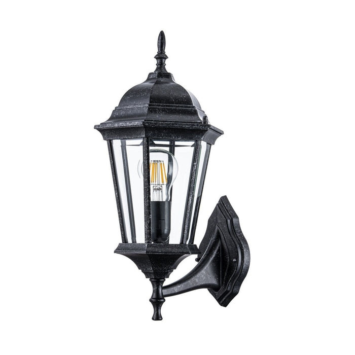 Junction Small Outdoor Wall Light Antique Black IP44 - 1001244