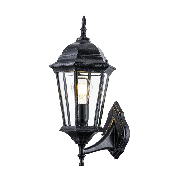 Junction Small Outdoor Wall Light Antique Black IP44 - 1001244
