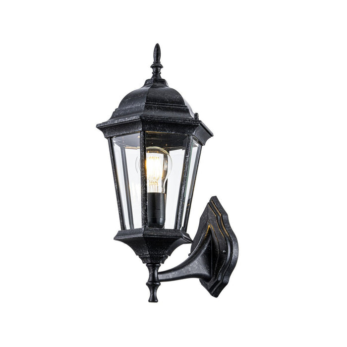 Junction Small Outdoor Wall Light Antique Black IP44 - 1001244