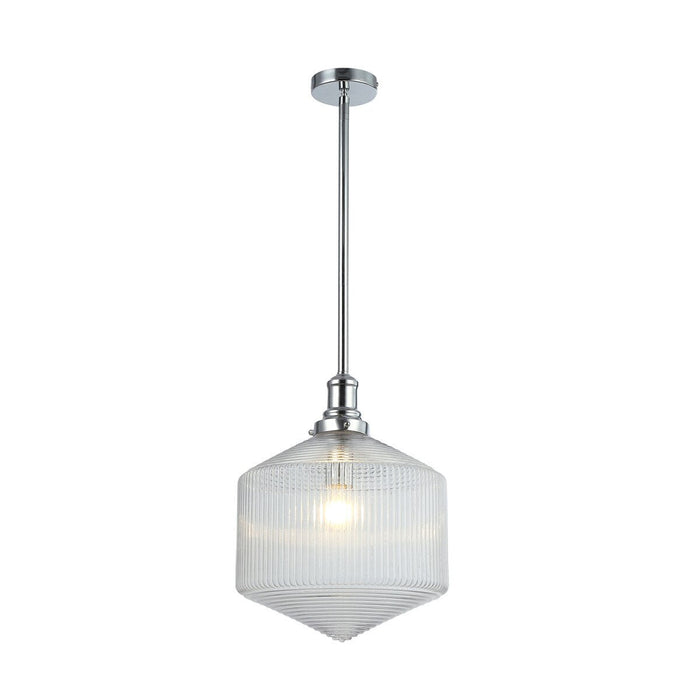 Jefferson Large 1 Light Pendant Chrome - 1001251