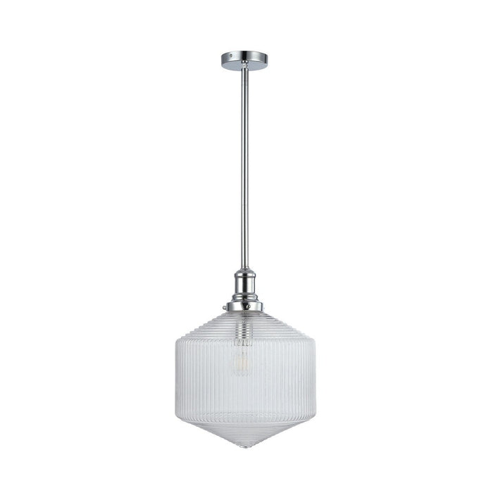 Jefferson Large 1 Light Pendant Chrome - 1001251
