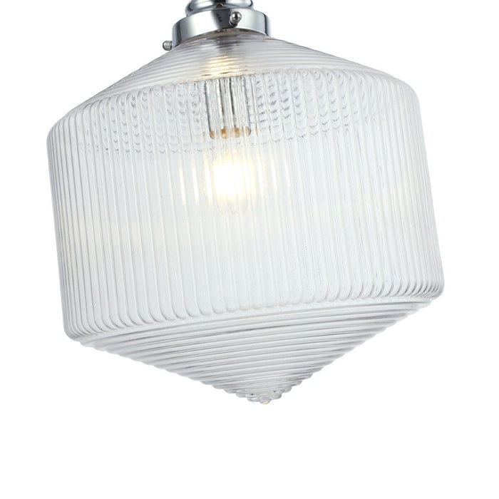 Jefferson Large 1 Light Pendant Chrome - 1001251