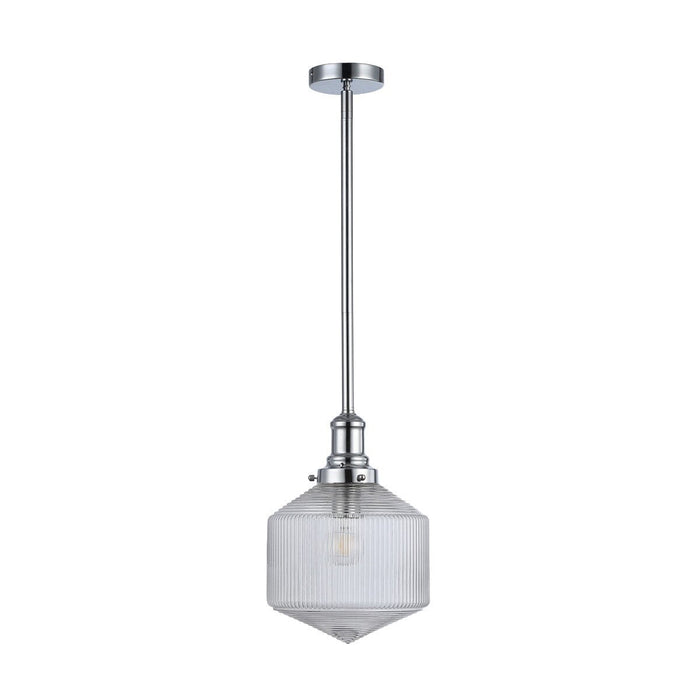 Jefferson Small 1 Light Pendant Chrome - 1001252