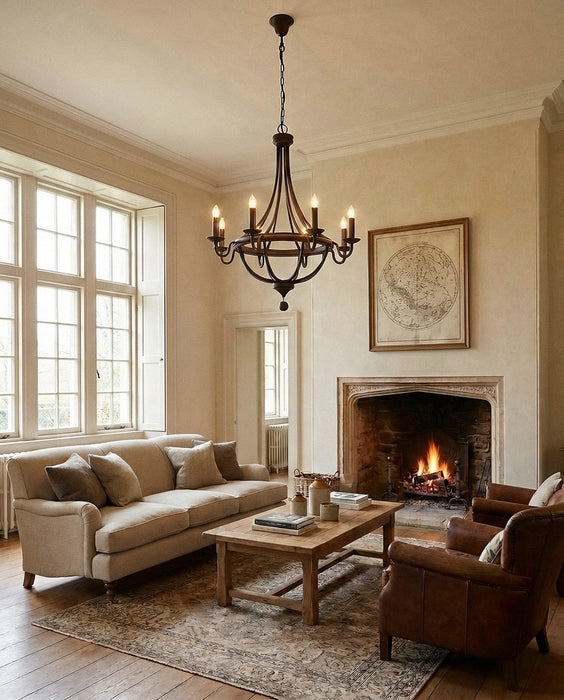 Lakewood 8 Light Pendant Bronze - 1001295