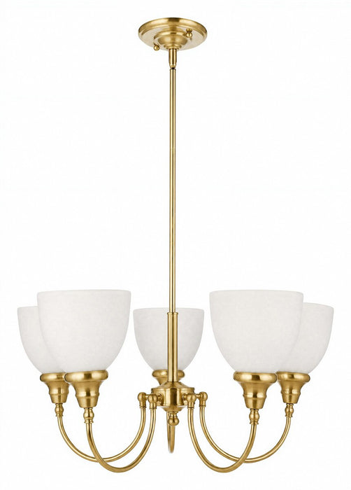 Benson Upwards 5 Light Pendant Satin Brass - 1001584