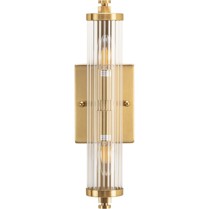 Rockford 2 Light Vanity Wall Light Satin Brass - 1001588