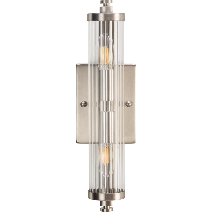 Rockford 2 Light Vanity Wall Light Brushed Nickel - 1001613