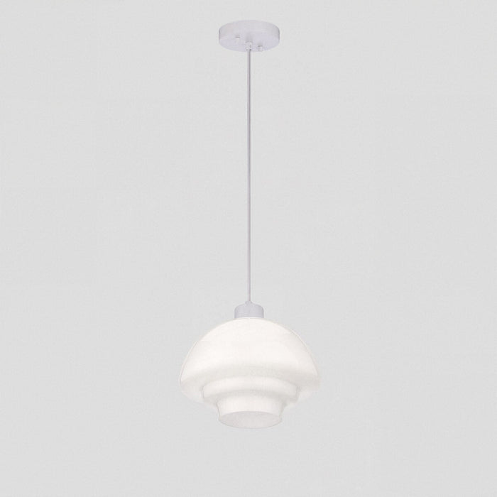 Fenwick Pendant Light White & Opal Gloss - 1001614