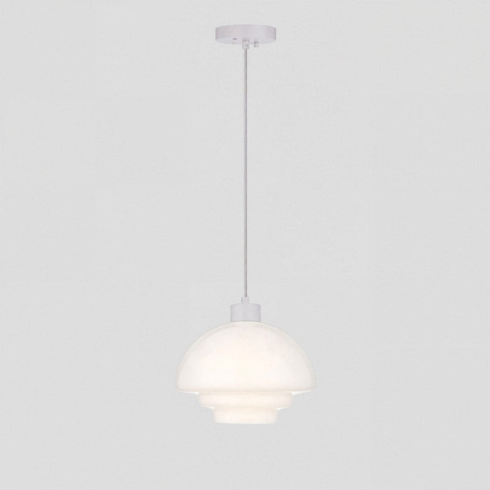 Fenwick Pendant Light White & Opal Gloss - 1001614