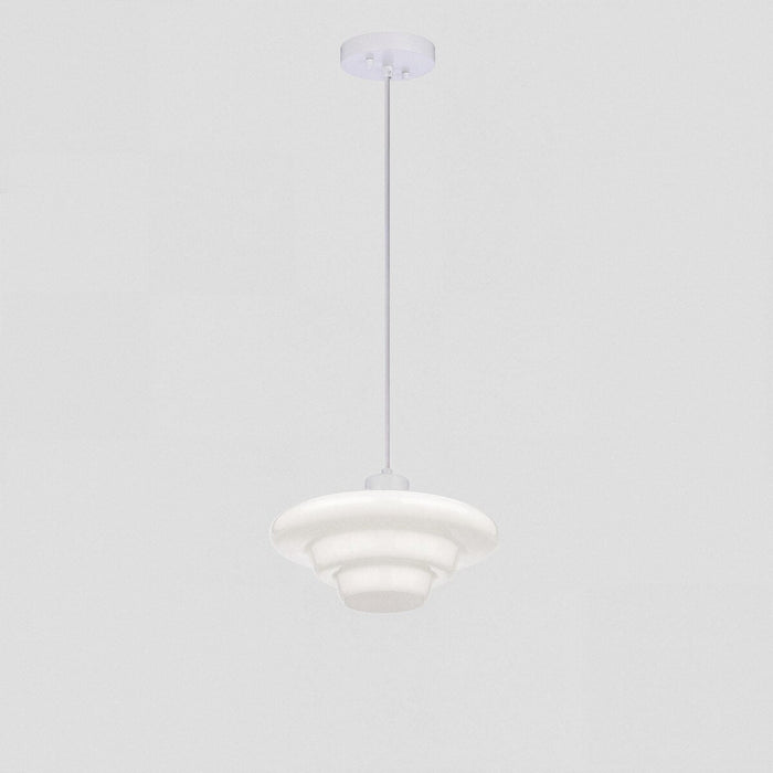 Haywood Pendant Light White & Opal Gloss - 1001618