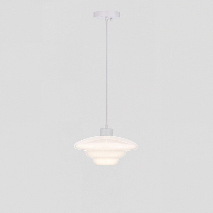 Haywood Pendant Light White & Opal Gloss - 1001618