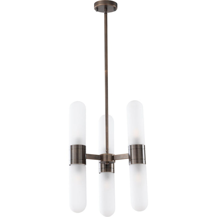 Hepburn 6 Light 3 Arm Pendant Light Antique Brass - 1001623