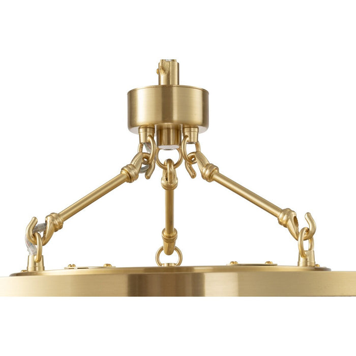 Evangeline Small 6 Light Chandelier Satin Brass - 1001627