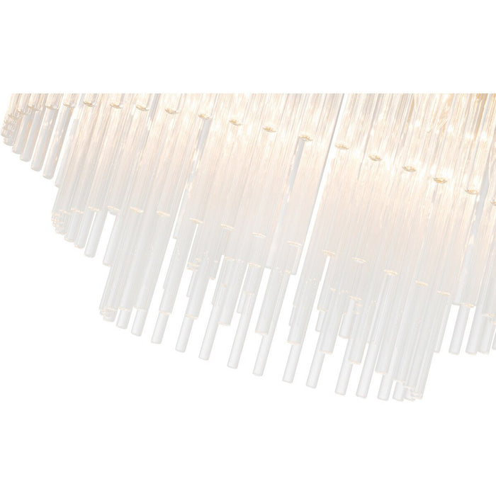 Evangeline Small 6 Light Chandelier Satin Brass - 1001627