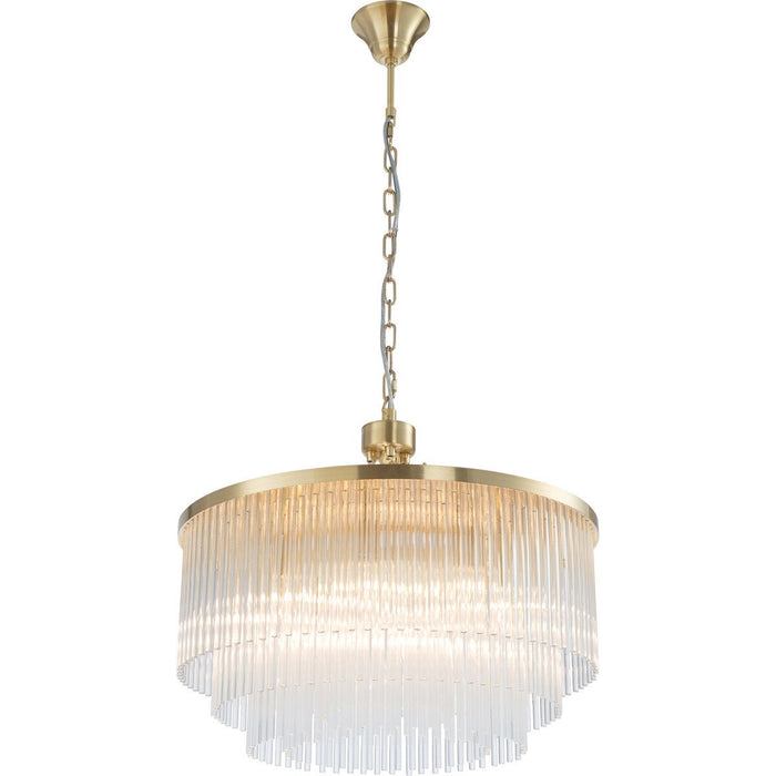 Evangeline Medium 8 Light Chandelier Satin Brass - 1001628