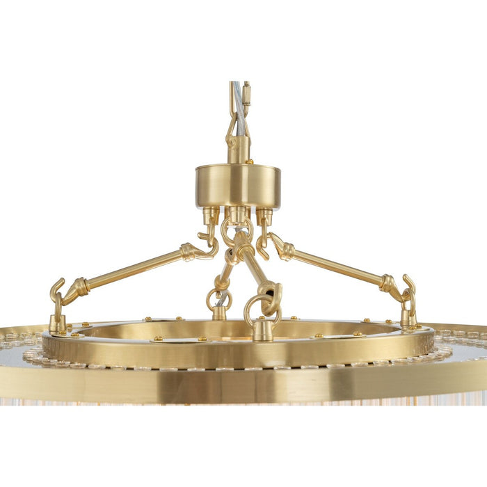 Evangeline Medium 8 Light Chandelier Satin Brass - 1001628
