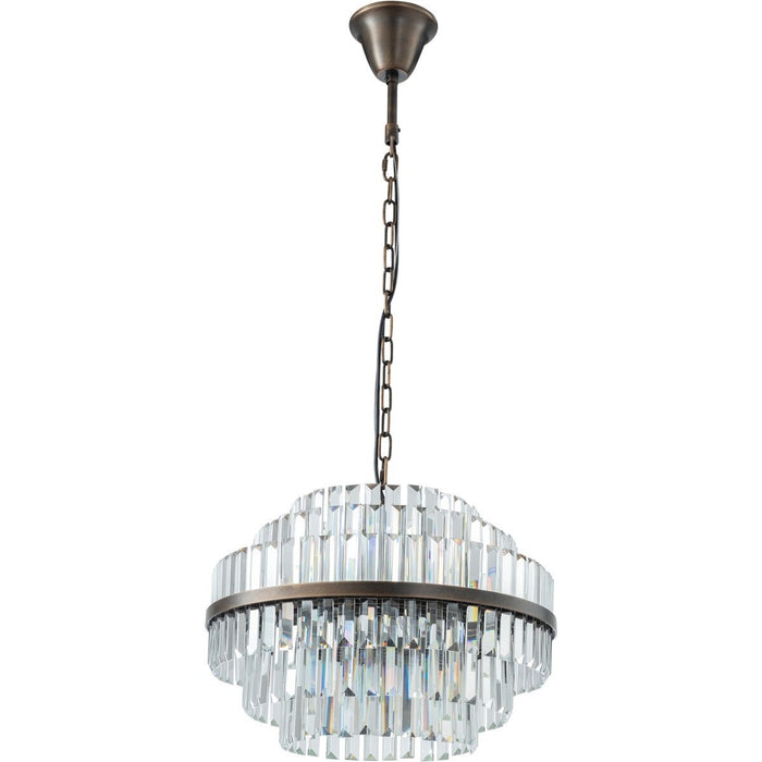 Evelyn Medium 4 Light Chandelier Antique Brass - 1001630