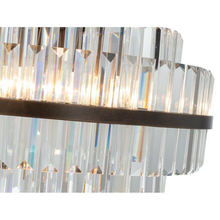 Evelyn Medium 4 Light Chandelier Antique Brass - 1001630