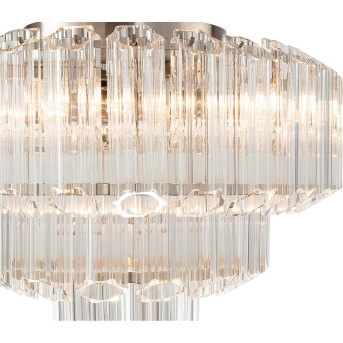 Calista Medium 5 Light 3 Tier Chandelier Brushed Nickel - 1001636