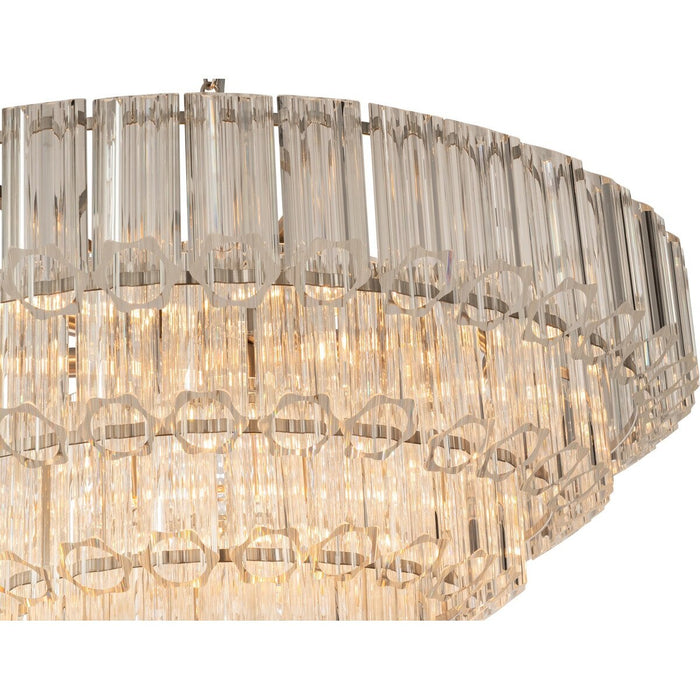 Calista Extra Large 12 Light 4 Tier Chandelier Brushed Nickel - 1001638