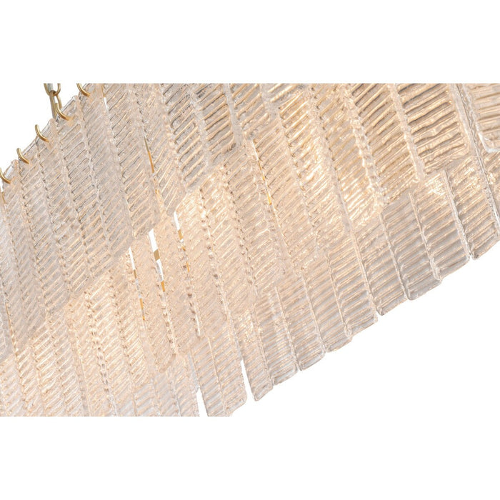 Alara 5 Light Bench Chandelier Satin Brass - 1001641