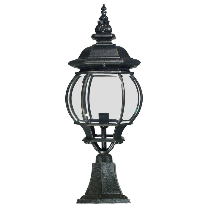 Flinders Large Pillar Mount Antique Black IP44 - 1001681