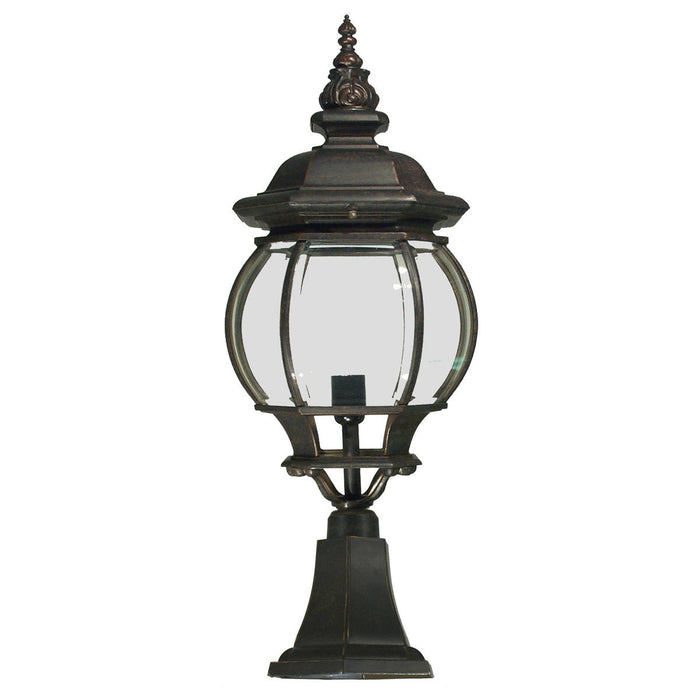 Flinders Large Pillar Mount Antique Bronze IP44 - 1001682