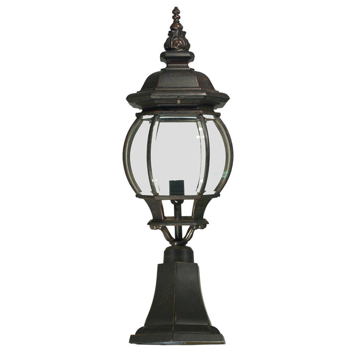 Flinders Medium Pillar Mount Antique Bronze IP44 - 1001684