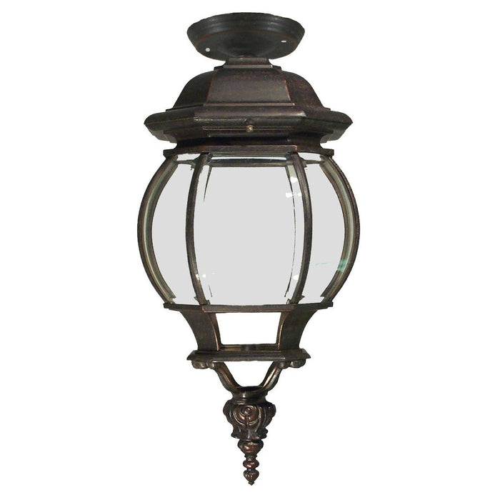 Flinders Medium Under Eave Light Antique Bronze IP44 - 1001688