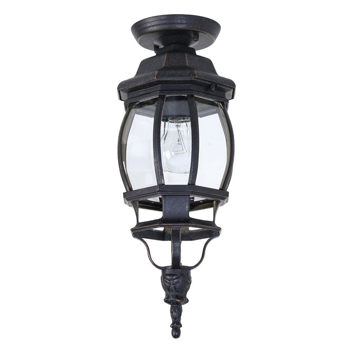Flinders Small Under Eave Light Antique Bronze IP44 - 1001690